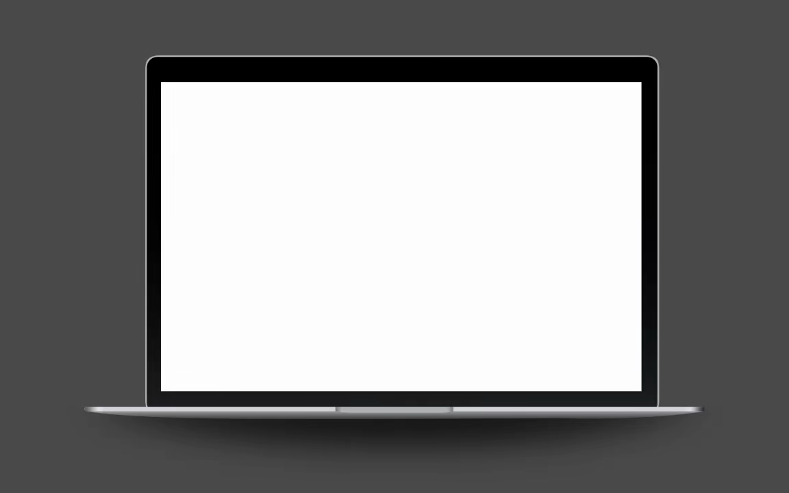 Interview text on a laptop screen where words are progressively blanked out