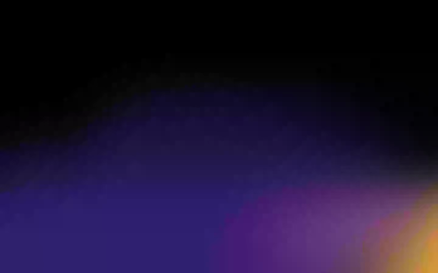Slowly shifting purple and orange gradient on black for Soundprojekt